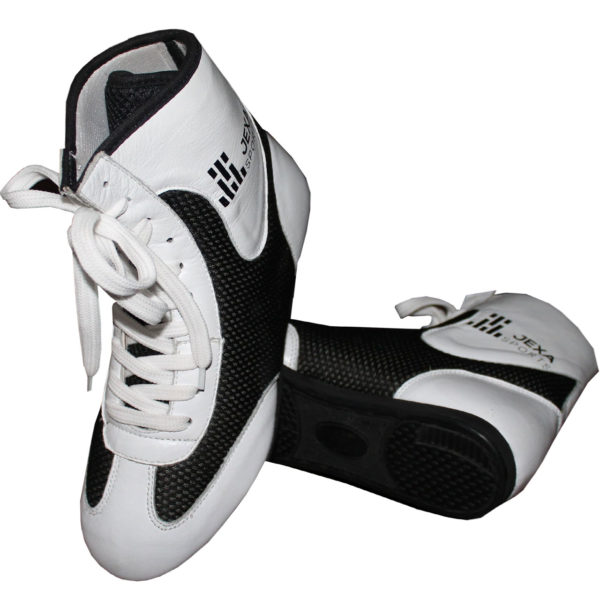 Black & White Boxing Shoes