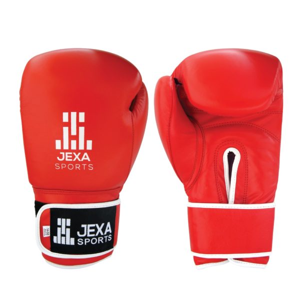 Red Boxing Gloves Leather