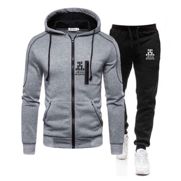 Black & Grey Track Suite