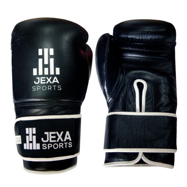 Black Boxing Gloves Leather